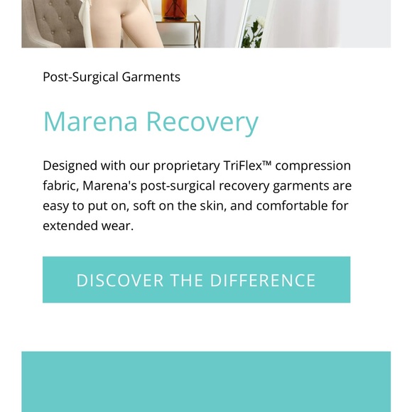 Marena Recovery Compression Garment tank to knee 1 piece Post surgery -shapewear - Picture 7 of 17